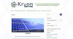 Desktop Screenshot of kryoningenieria.com