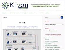 Tablet Screenshot of kryoningenieria.com